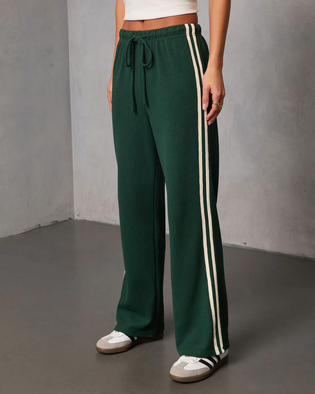 Quiet Day Striped Straight Leg Sweatpants - Image 9