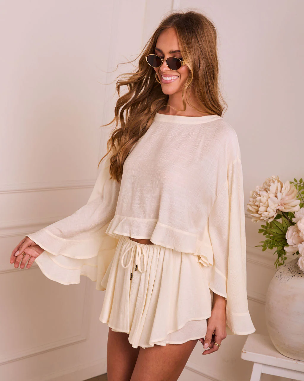 Quiet Desire Bell Sleeve Blouse - Image 3