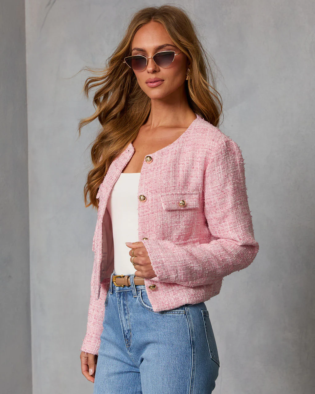 Quiet Power Tweed Blazer - Image 3