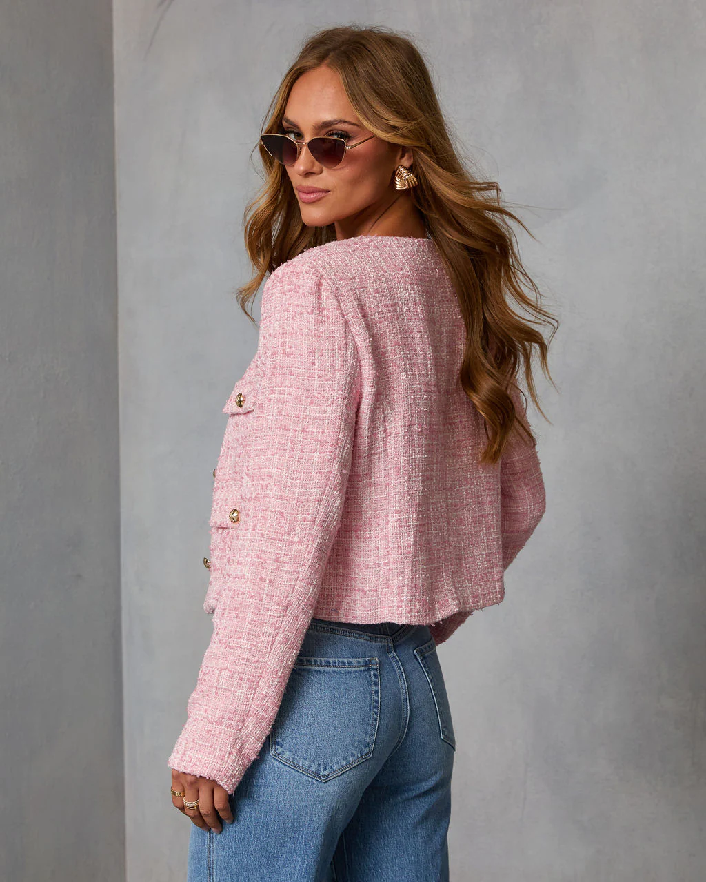 Quiet Power Tweed Blazer - Image 4