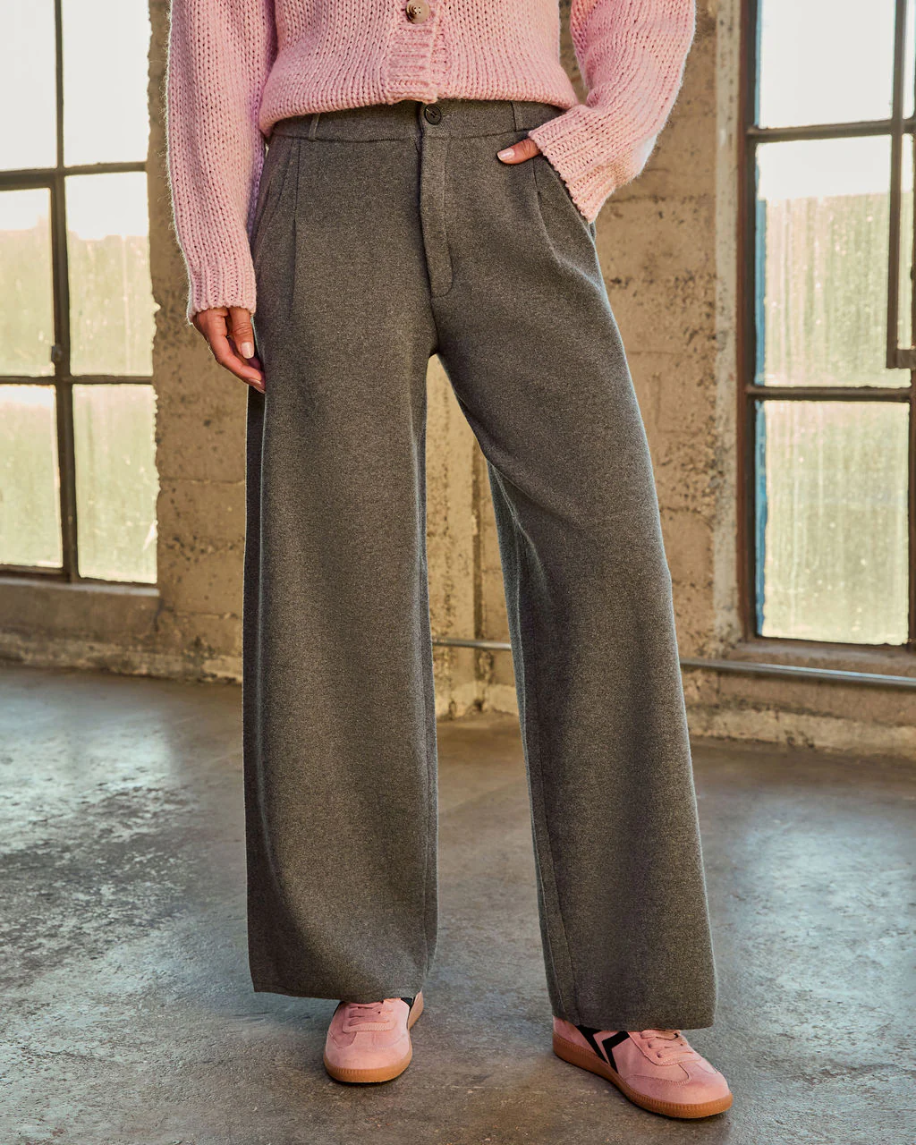 Quiet Reset Knit Straight Leg Pants - Image 5