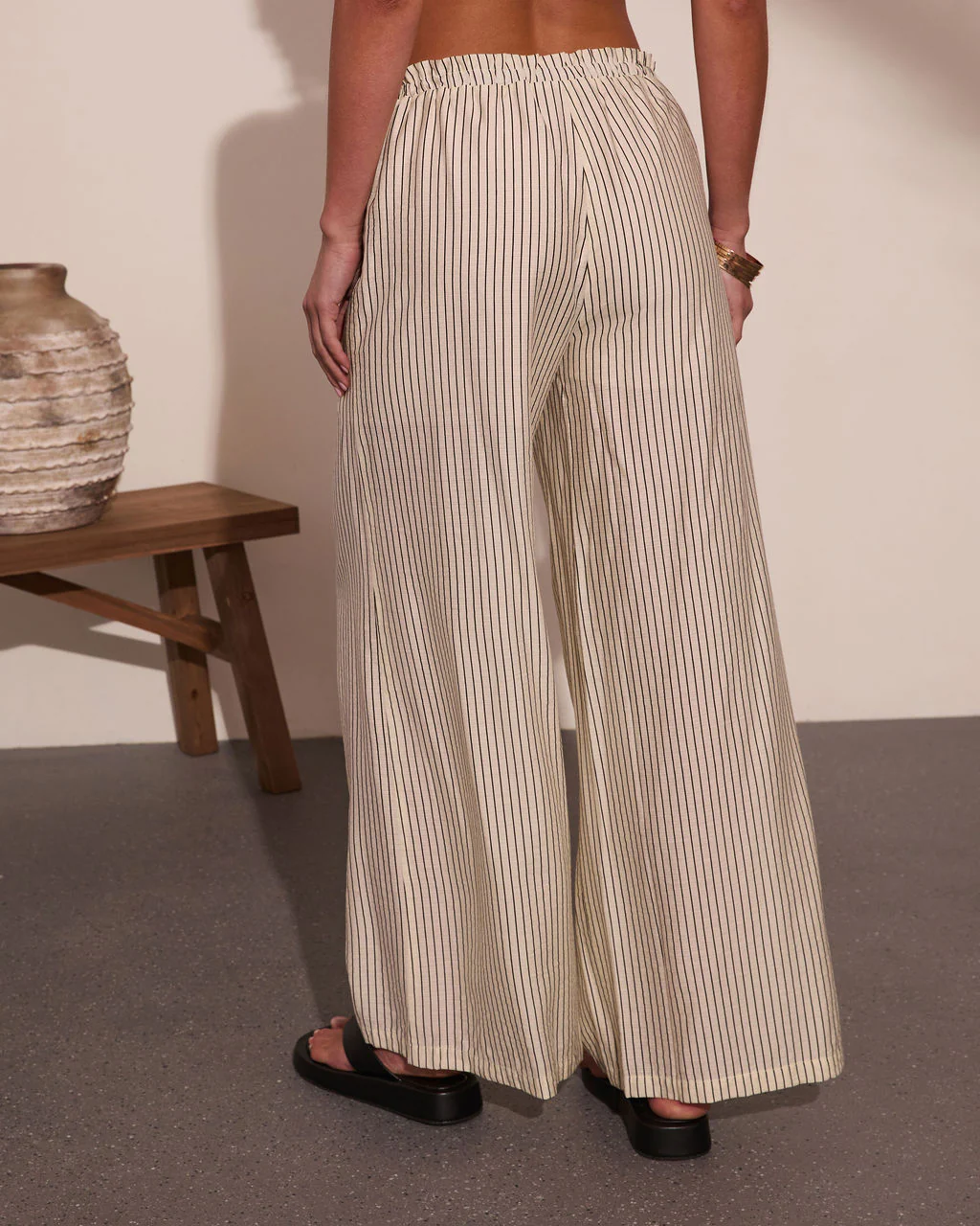 Radiant Horizon Striped Wide Leg Pants - Image 4