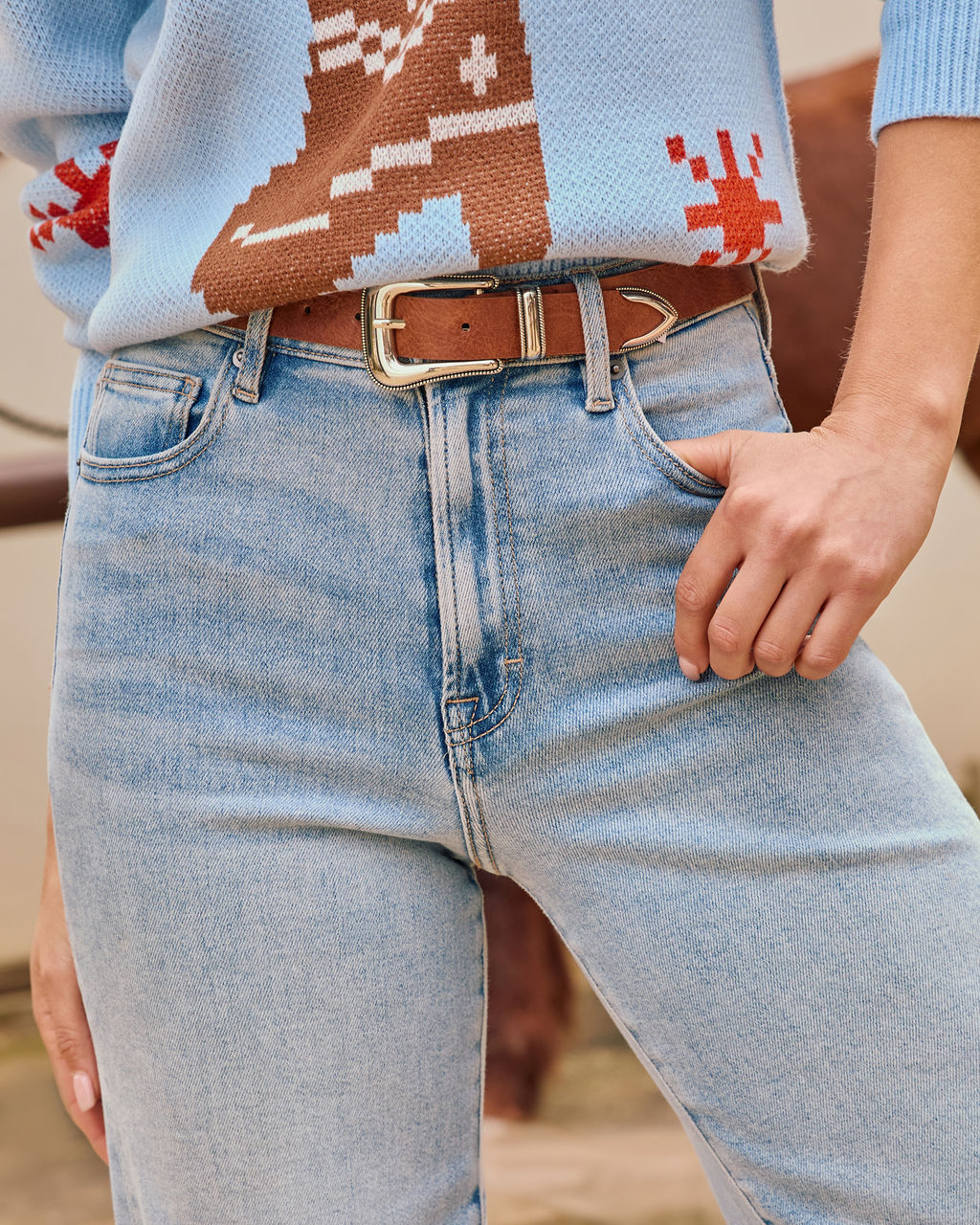 Ranch Hand Western Buckle Belt - Image 5