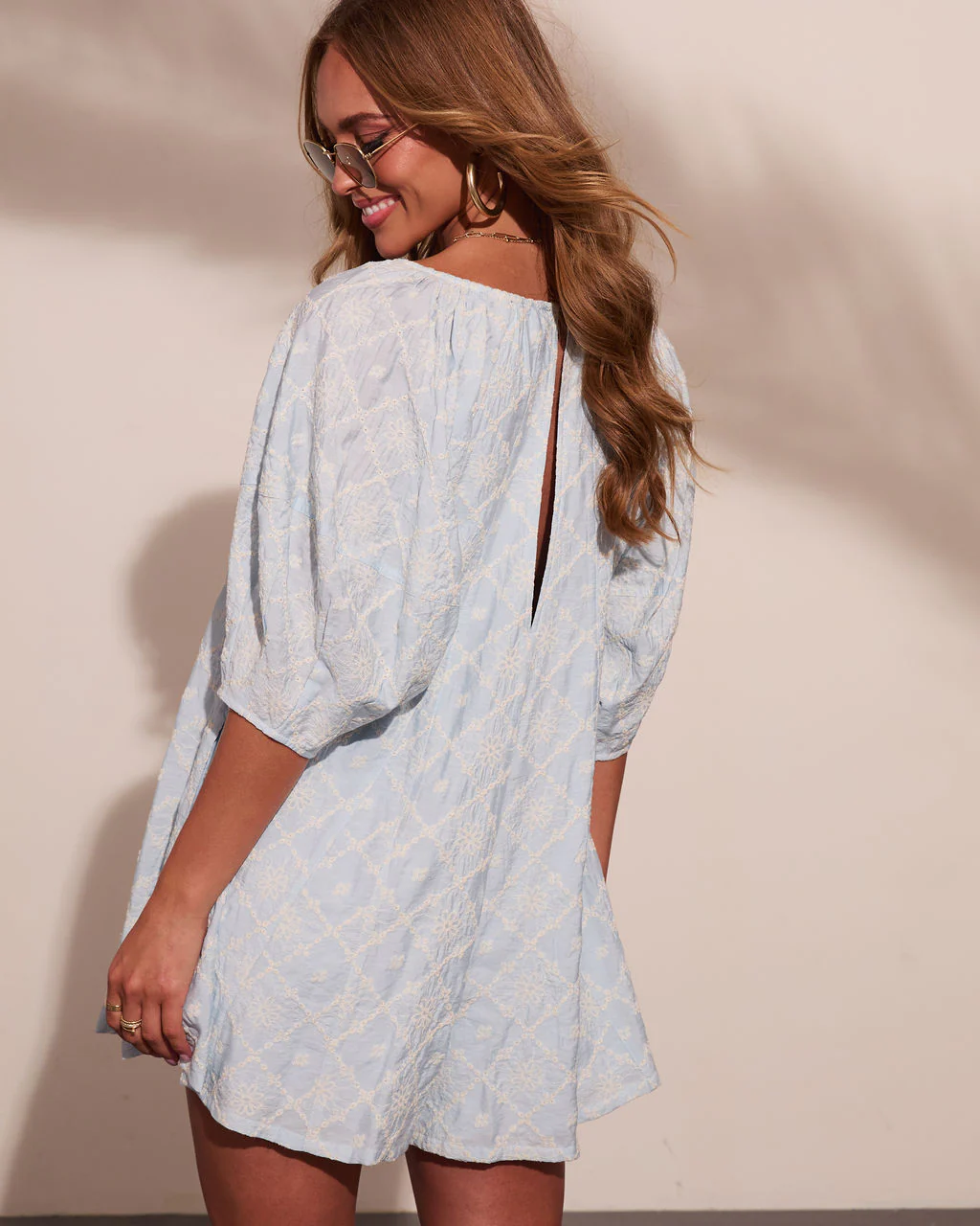 Ranch Rose Relaxed Embroidered Romper - Image 4
