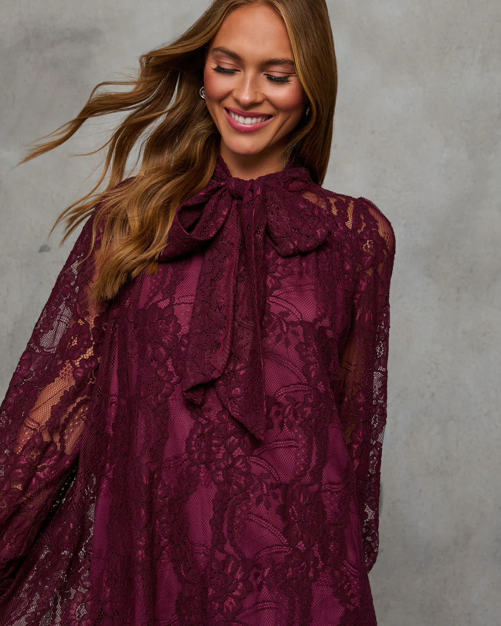 Rather Be Necktie Lace Mini Dress - Image 5