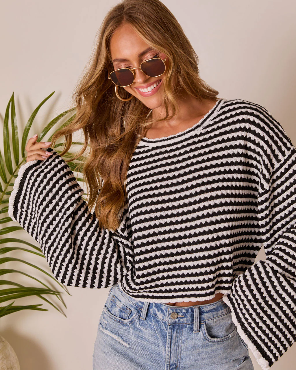Raymar Contrast Stripe Sweater - Image 6