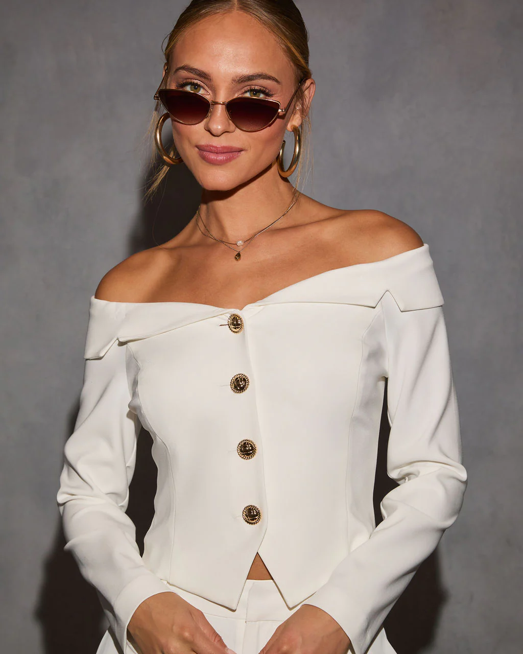 Regency Off The Shoulder Blouse - Image 6