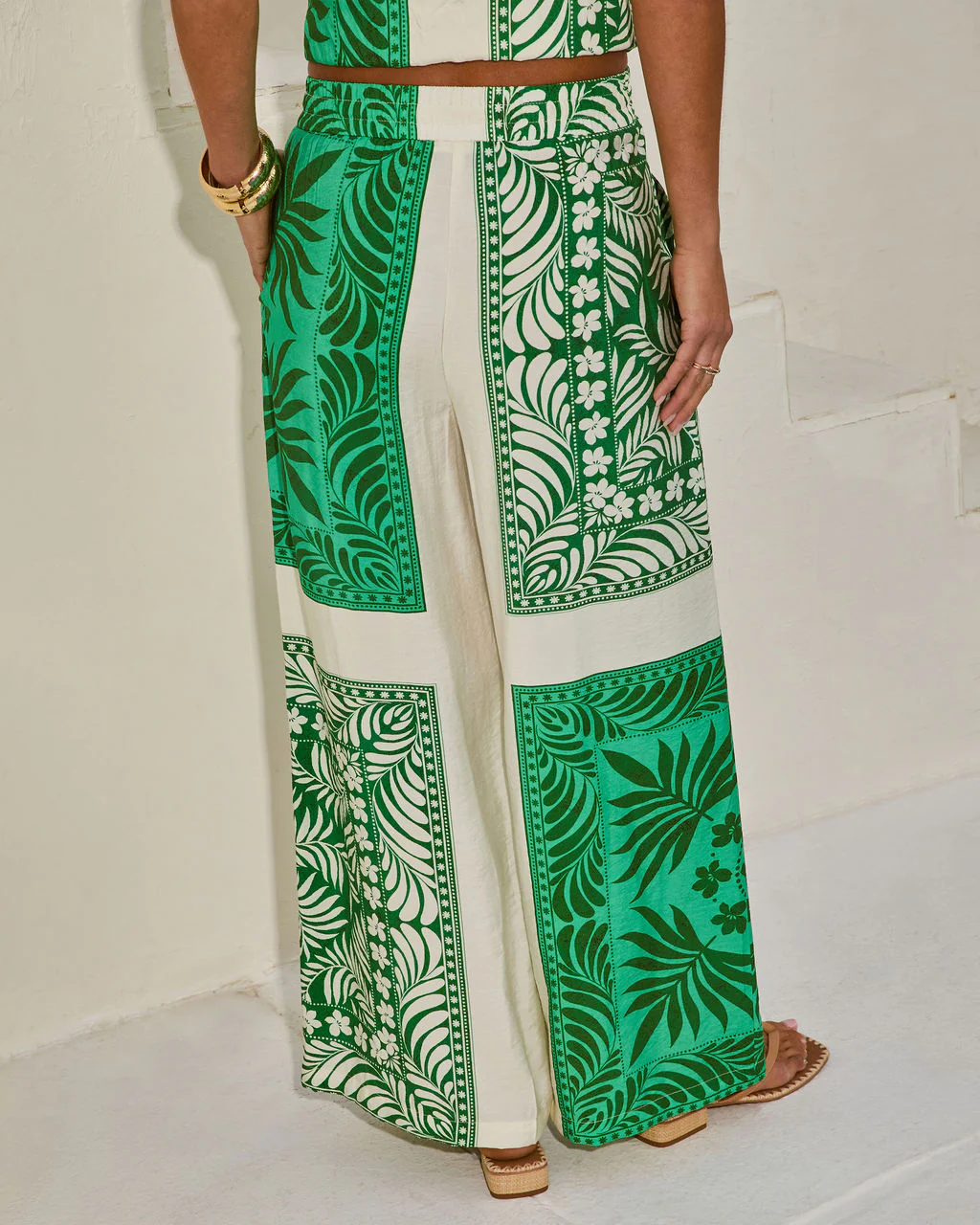 Relaxed Riviera Tropical Print Relaxed Drawstring Pant - Image 4