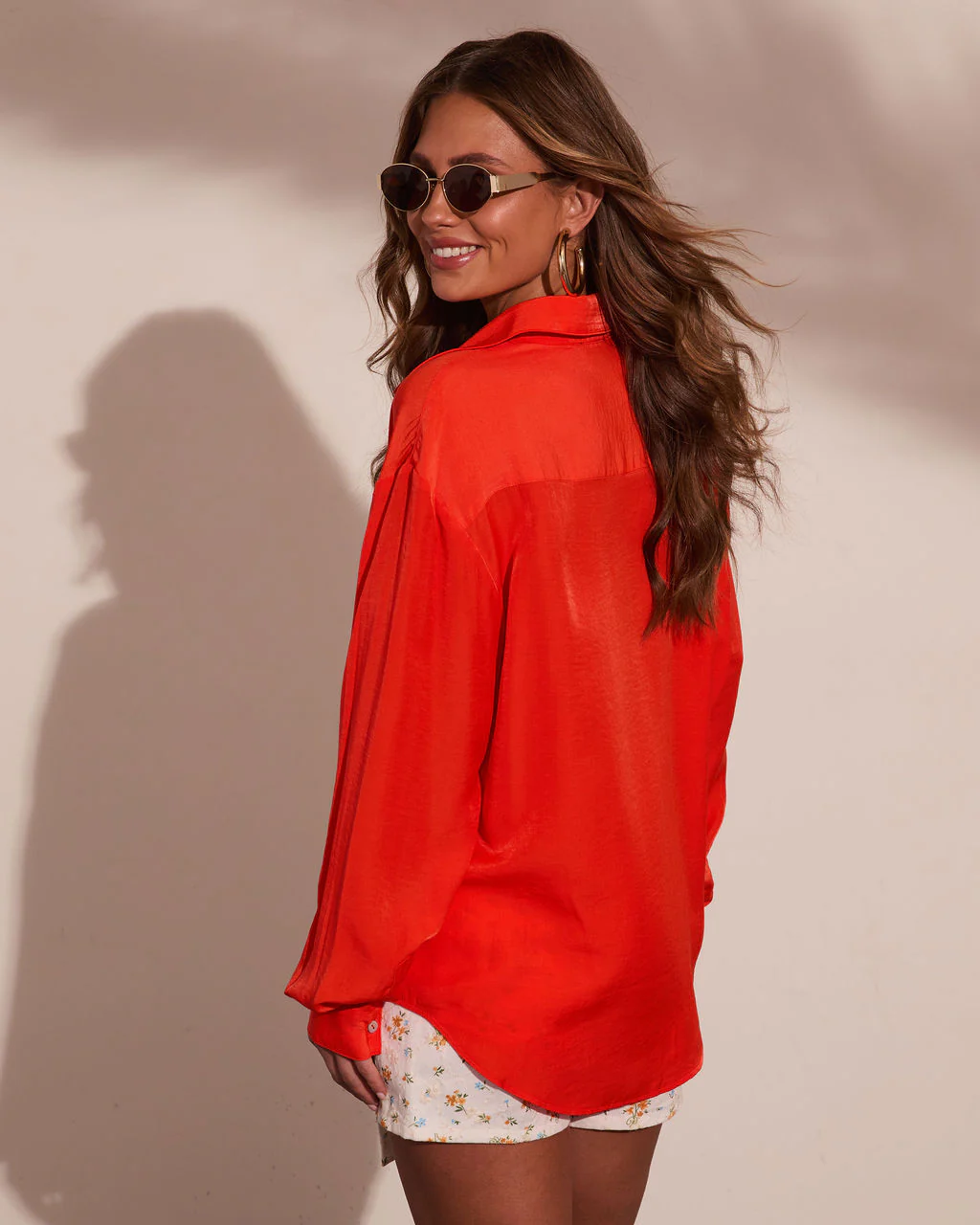 Relaxed Whisper Button Down Top - Image 4