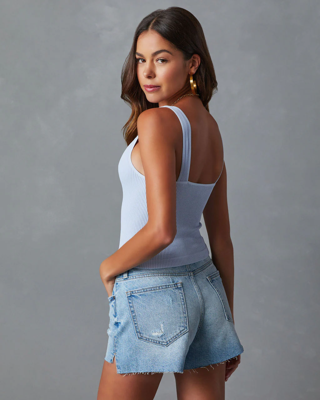 Remington Ribbed Crop Tank - Image 30