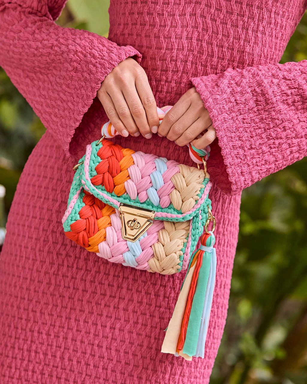 Resort Only Braided Top Handle Bag - Image 15
