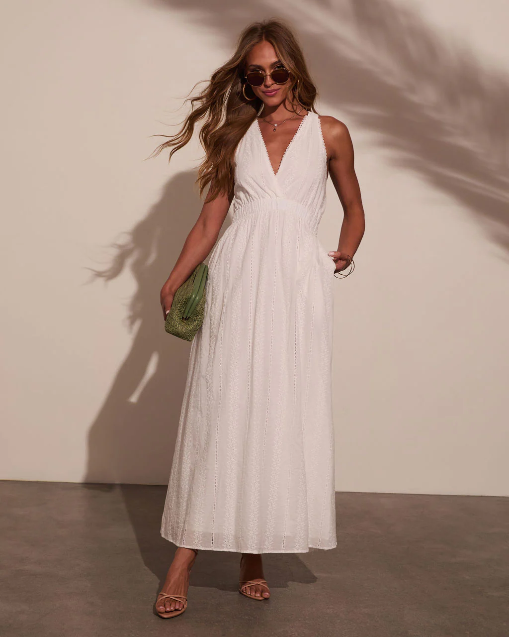 Reyanne Eyelet Embroidered Maxi Dress - Image 5