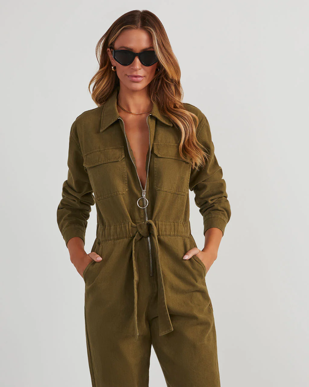 Rinko Tie Waist Jumpsuit - Image 17