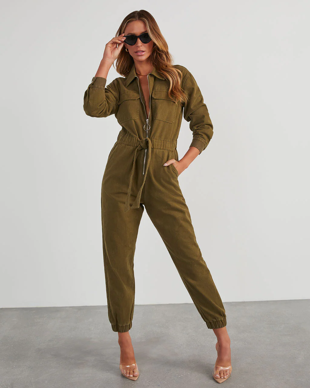 Rinko Tie Waist Jumpsuit - Image 18