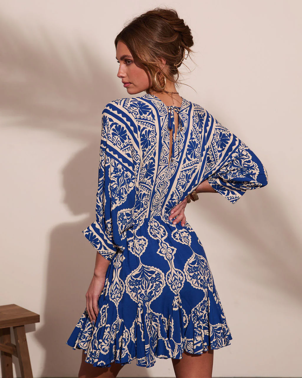 Riviera Radiant Abstract Print Mini Dress - Image 4