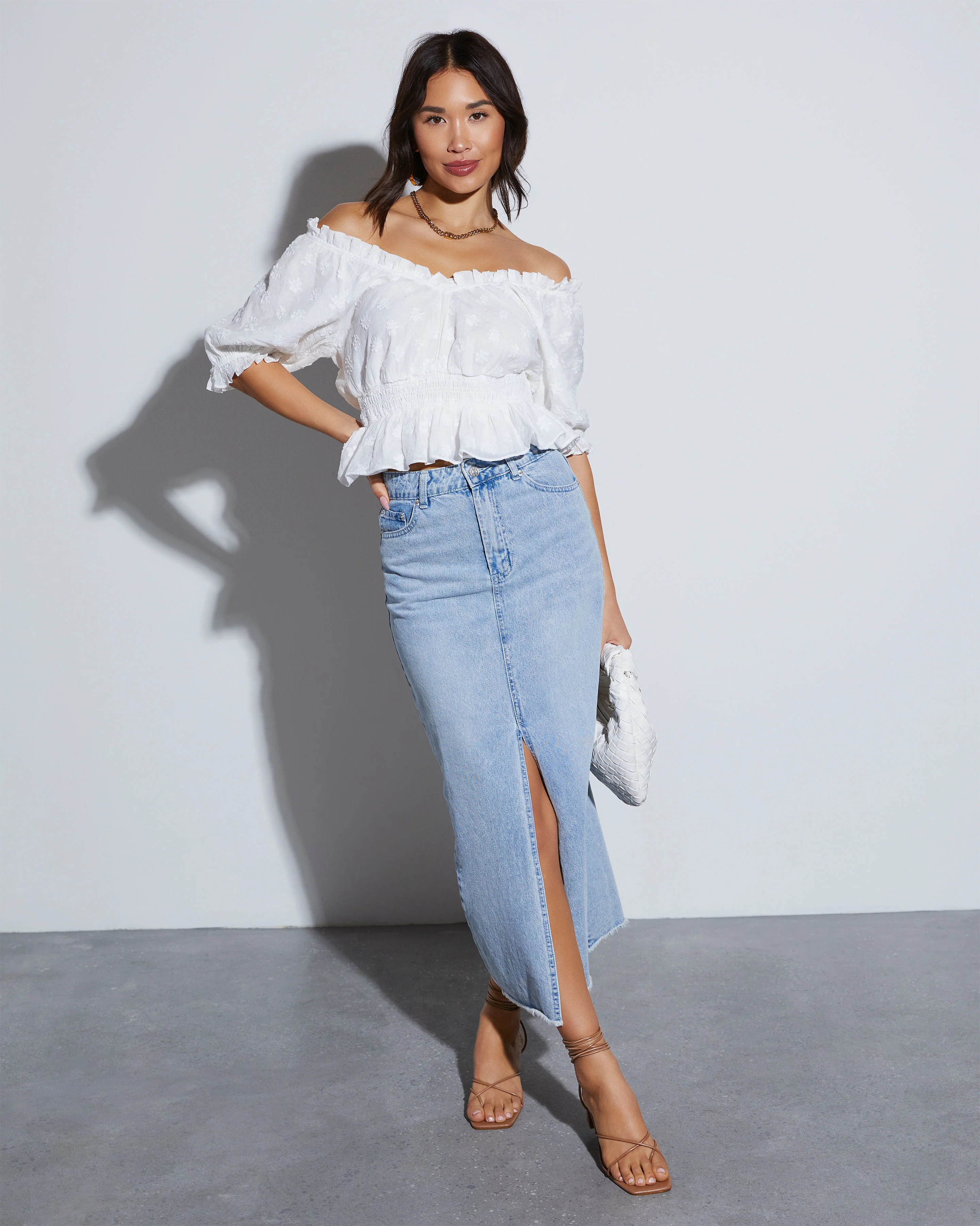 Rizz Denim Midi Skirt - Image 2