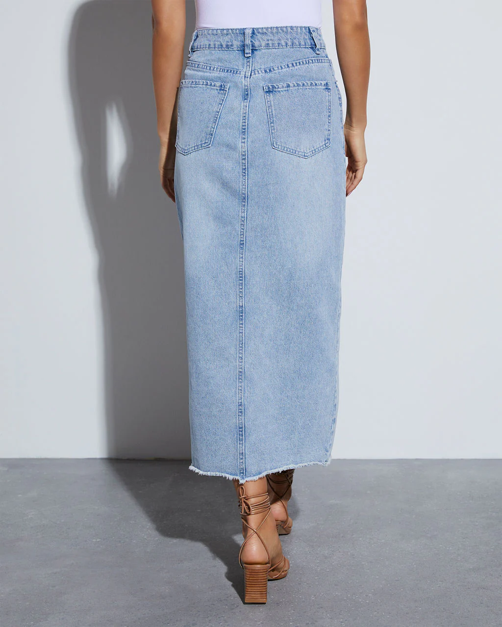 Rizz Denim Midi Skirt - Image 4