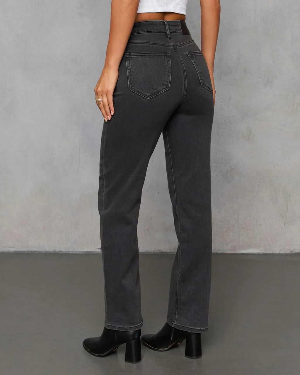 Roamer Super Stretch High Rise Wide Leg Jeans - Image 4
