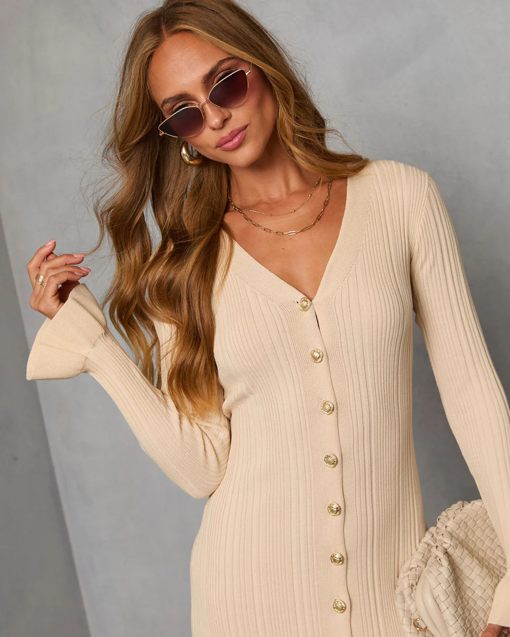 Robbyn Fit and Flare Knit Maxi Dress - Image 2