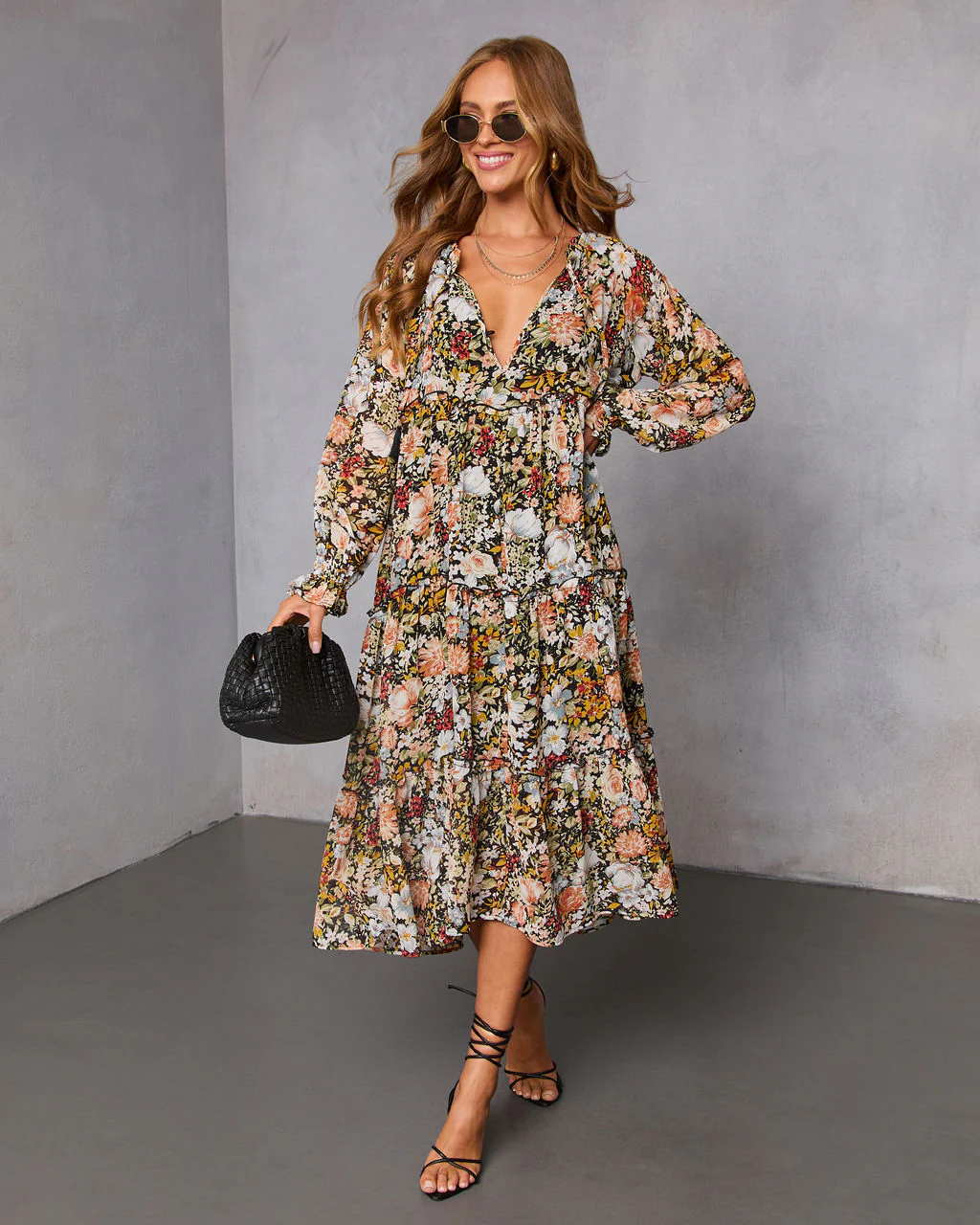 Ronda Tiered Midi Dress - Image 6