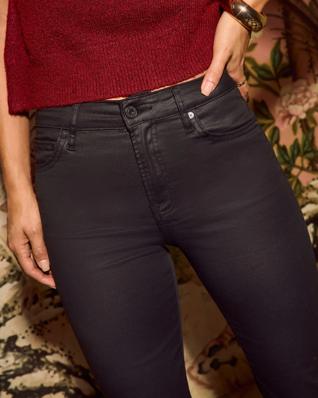 Rorrie Super Stretch Coated Jeans - Image 6