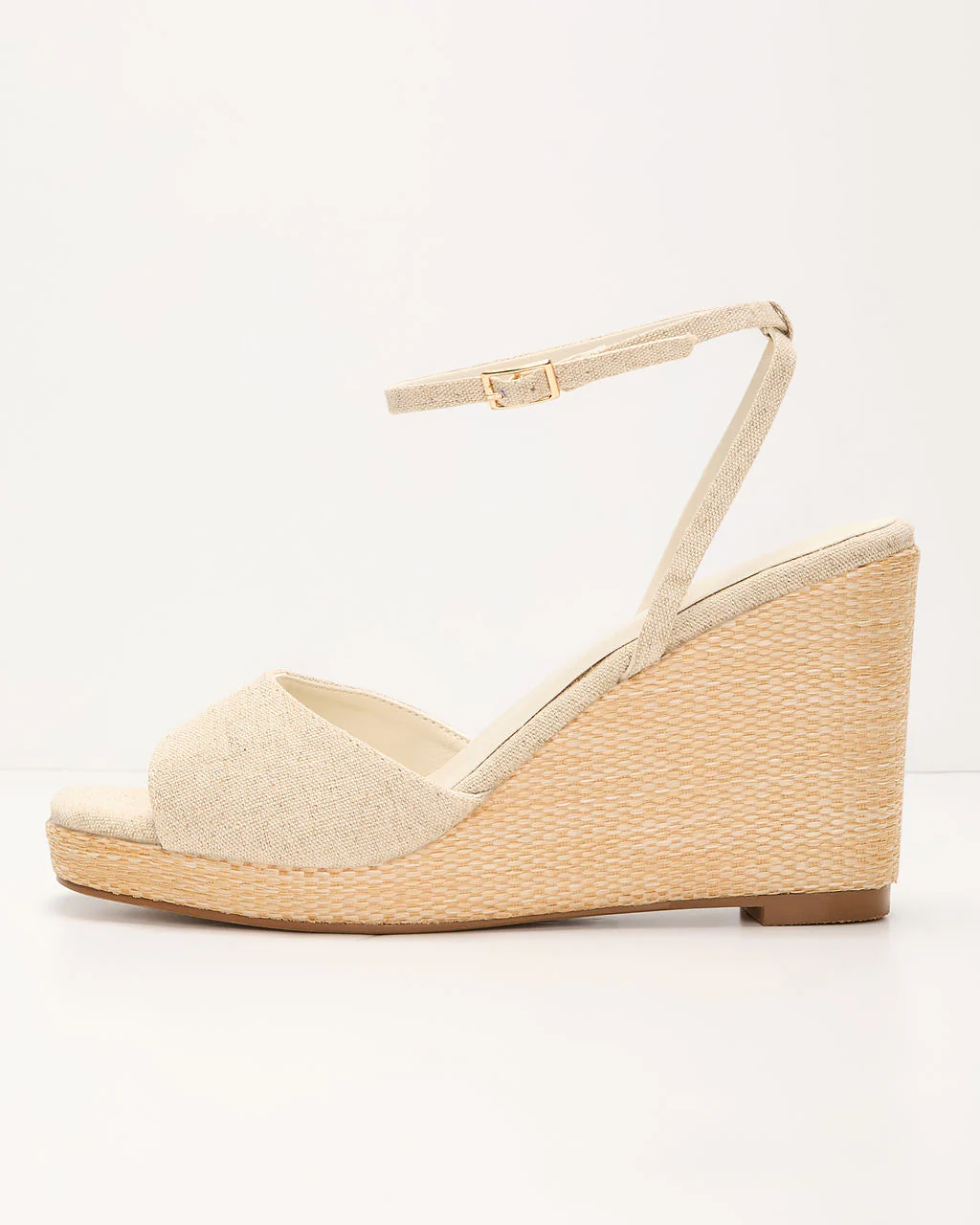 Rosalinda Wedge Straw Sandals - Image 2