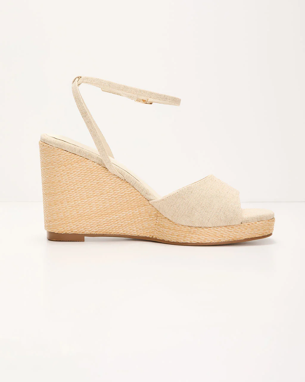 Rosalinda Wedge Straw Sandals - Image 5