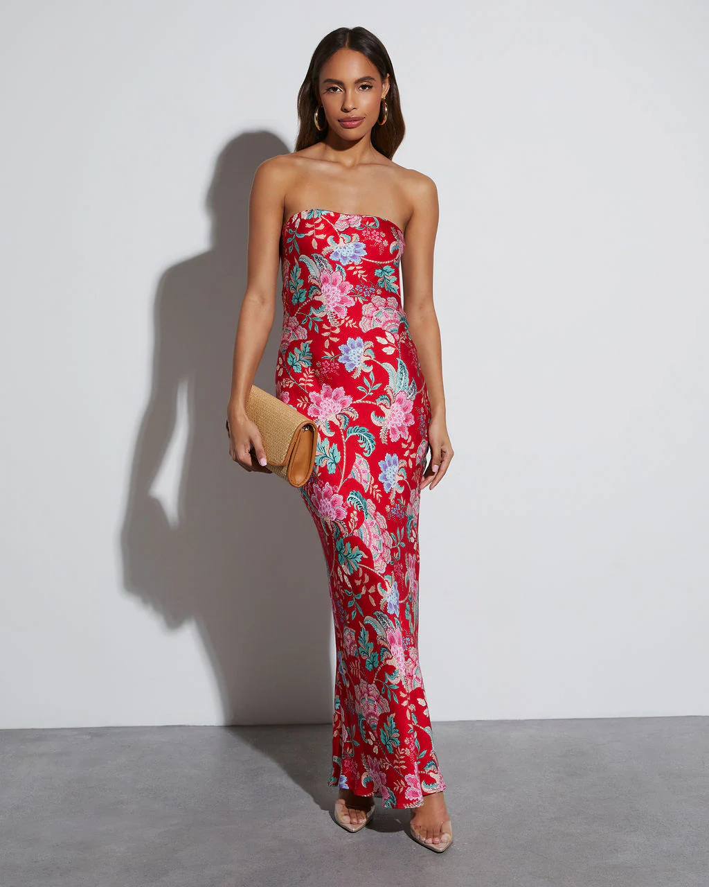 Rosemary Strapless Slip Maxi Dress - Image 11