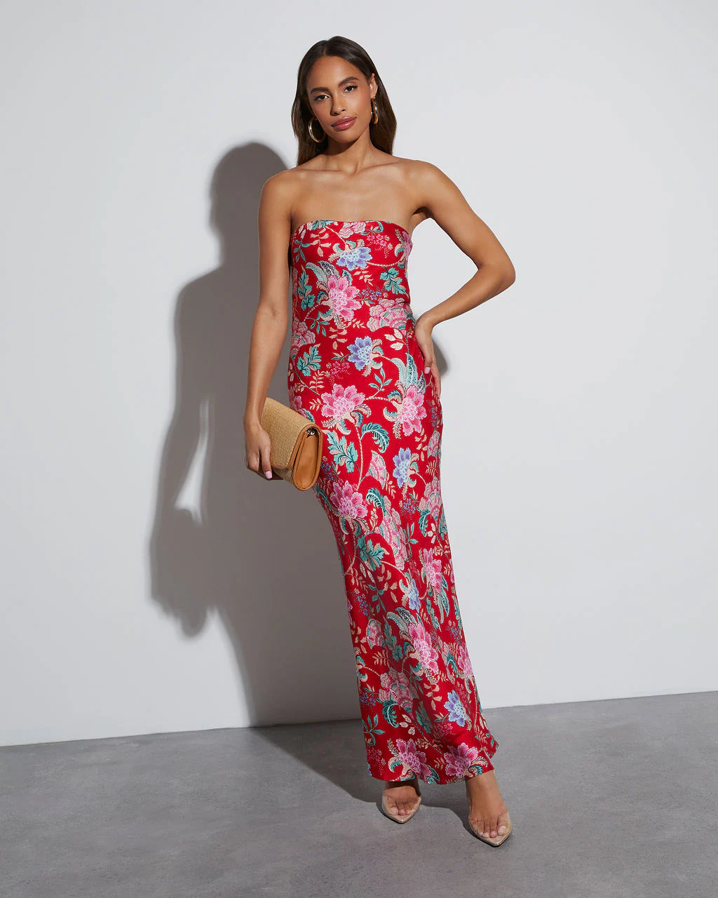 Rosemary Strapless Slip Maxi Dress - Image 7