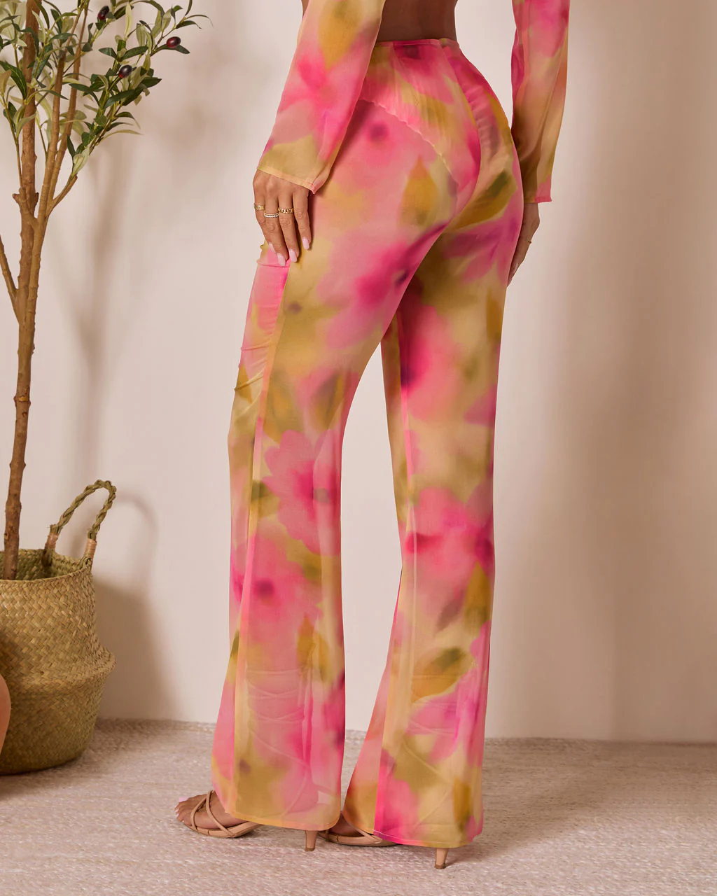 Rosiana Mesh Cover Up Pants - Image 4