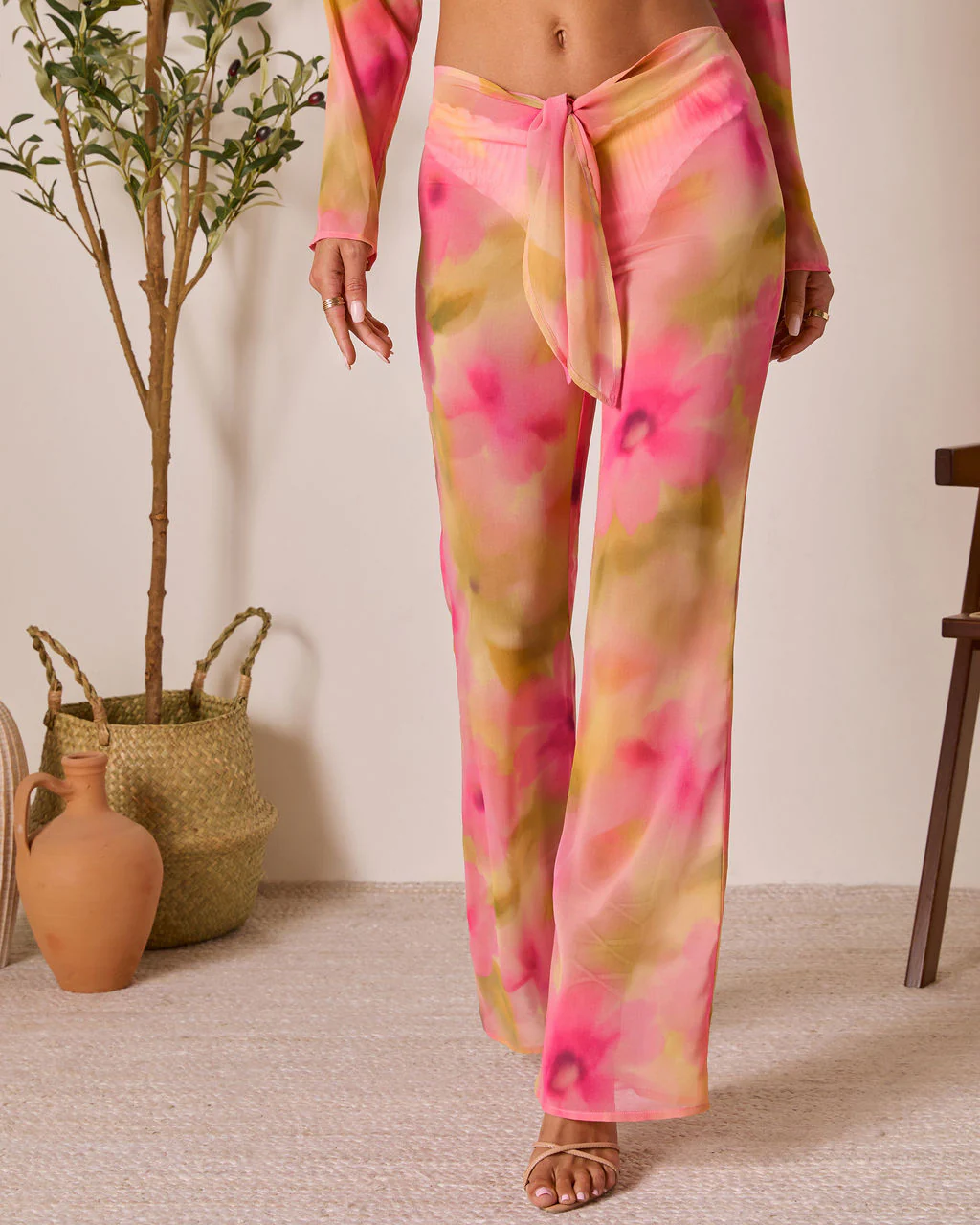 Rosiana Mesh Cover Up Pants - Image 5
