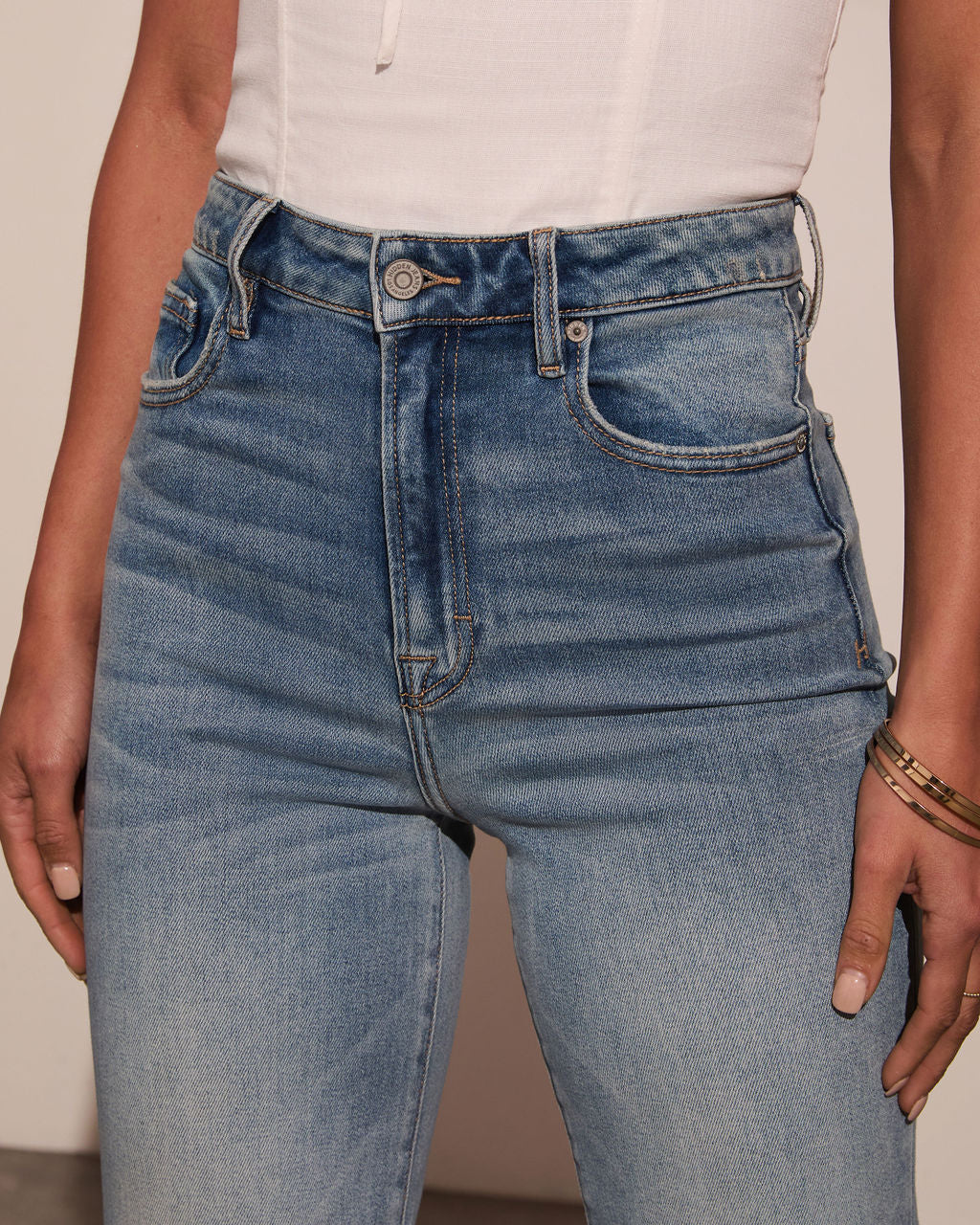 Rosmie Super Stretch Flare Jeans - Image 6
