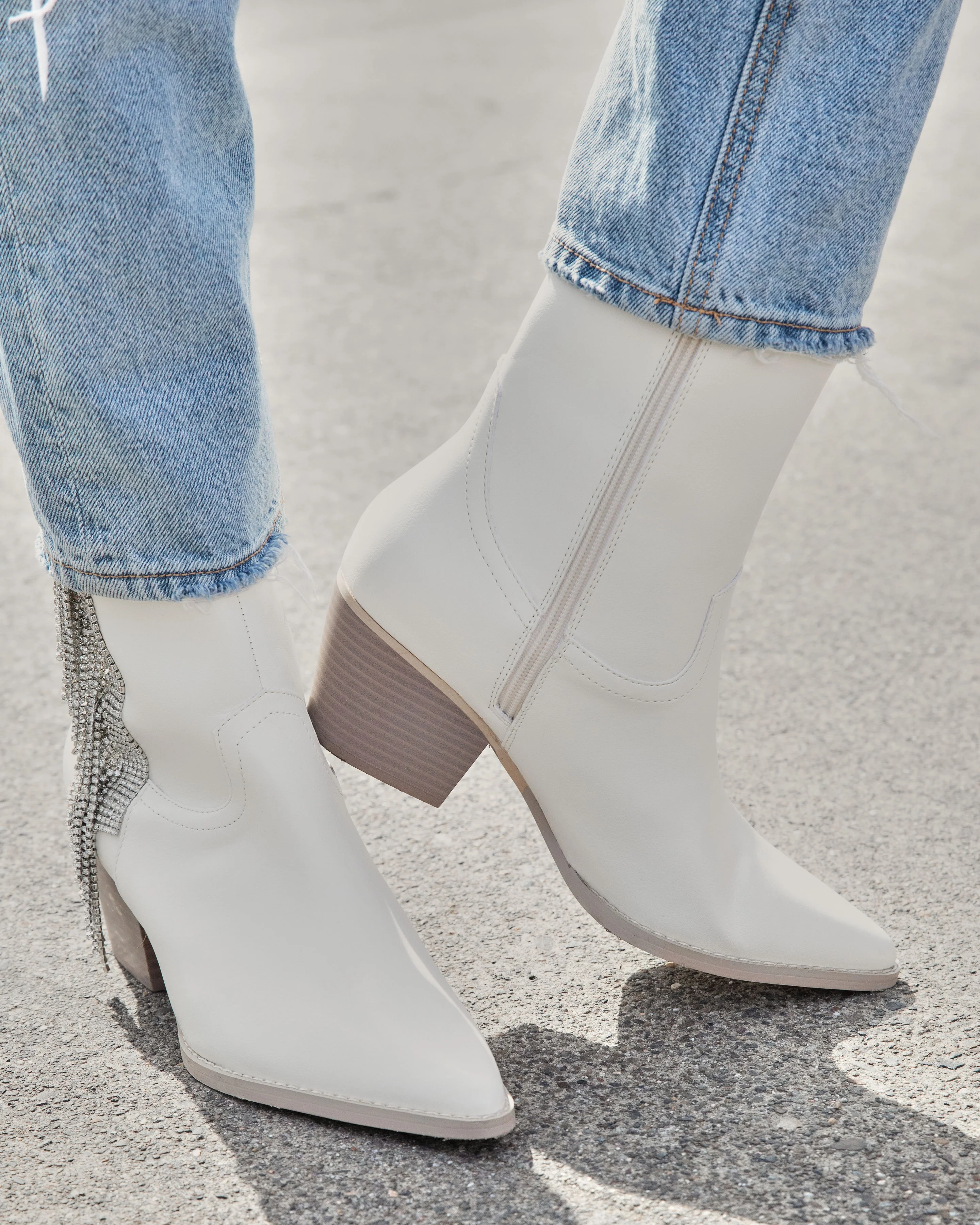 Rowan Crystal Fringe Bootie - Image 10