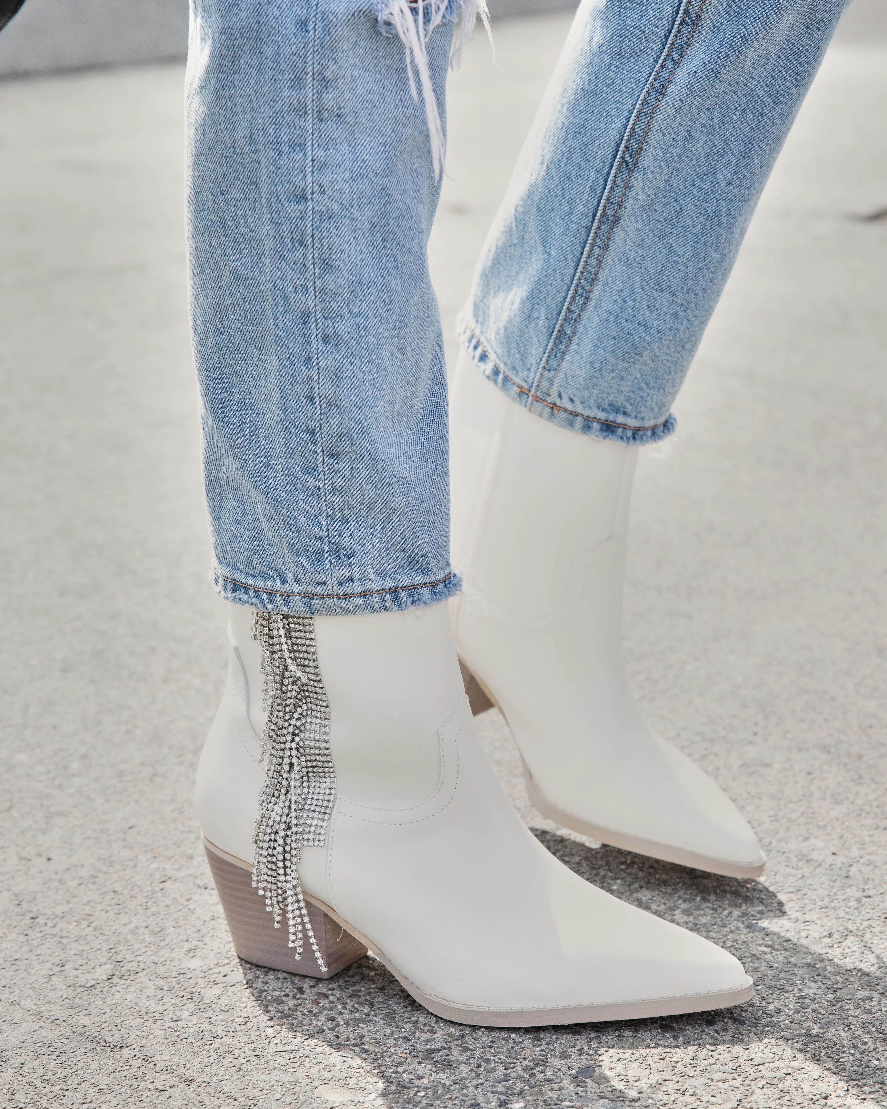 Rowan Crystal Fringe Bootie - Image 7