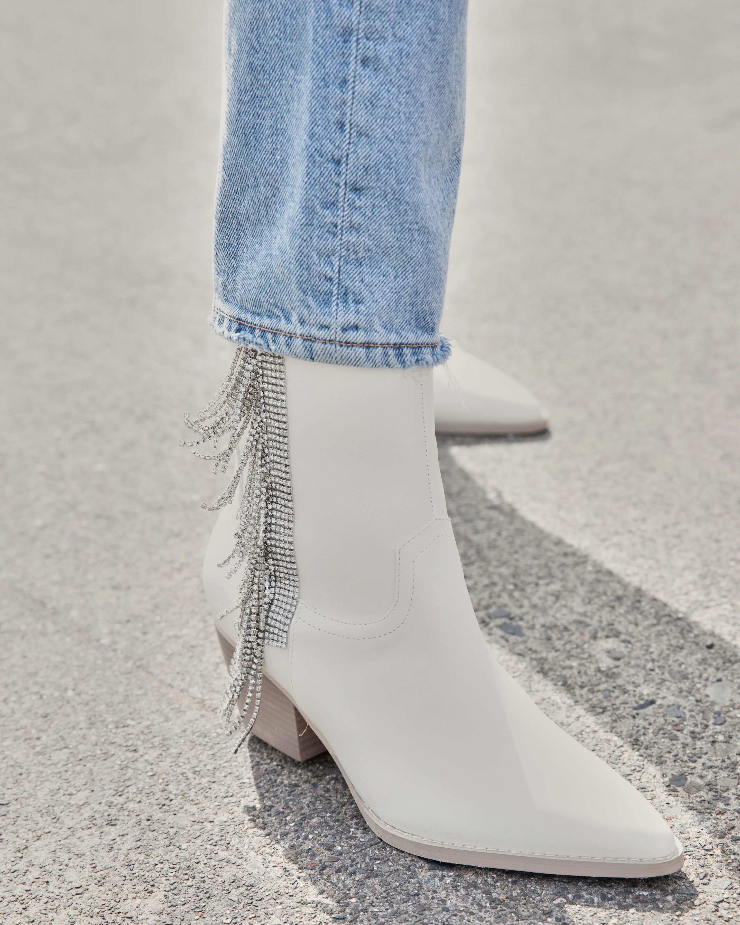Rowan Crystal Fringe Bootie - Image 8