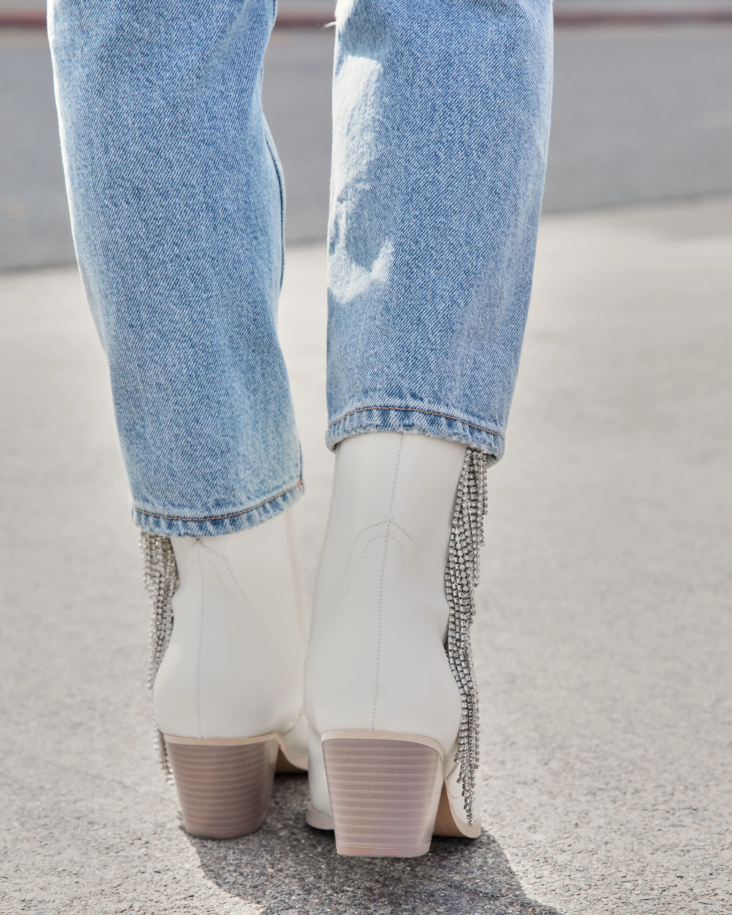 Rowan Crystal Fringe Bootie - Image 9