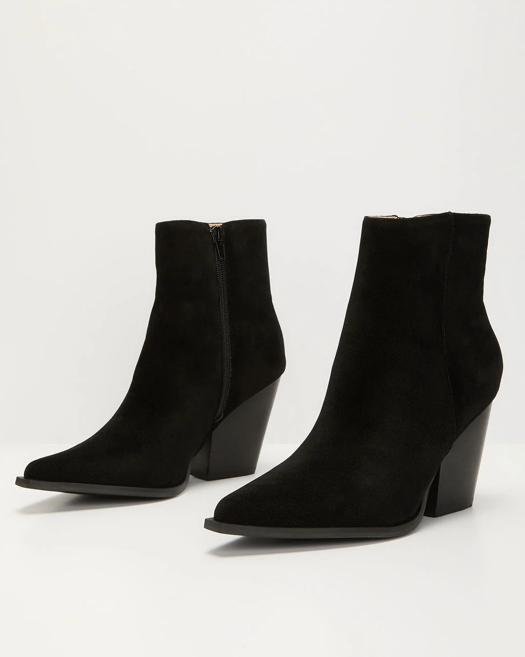 Rowyn Faux Suede Heeled Bootie - Image 8