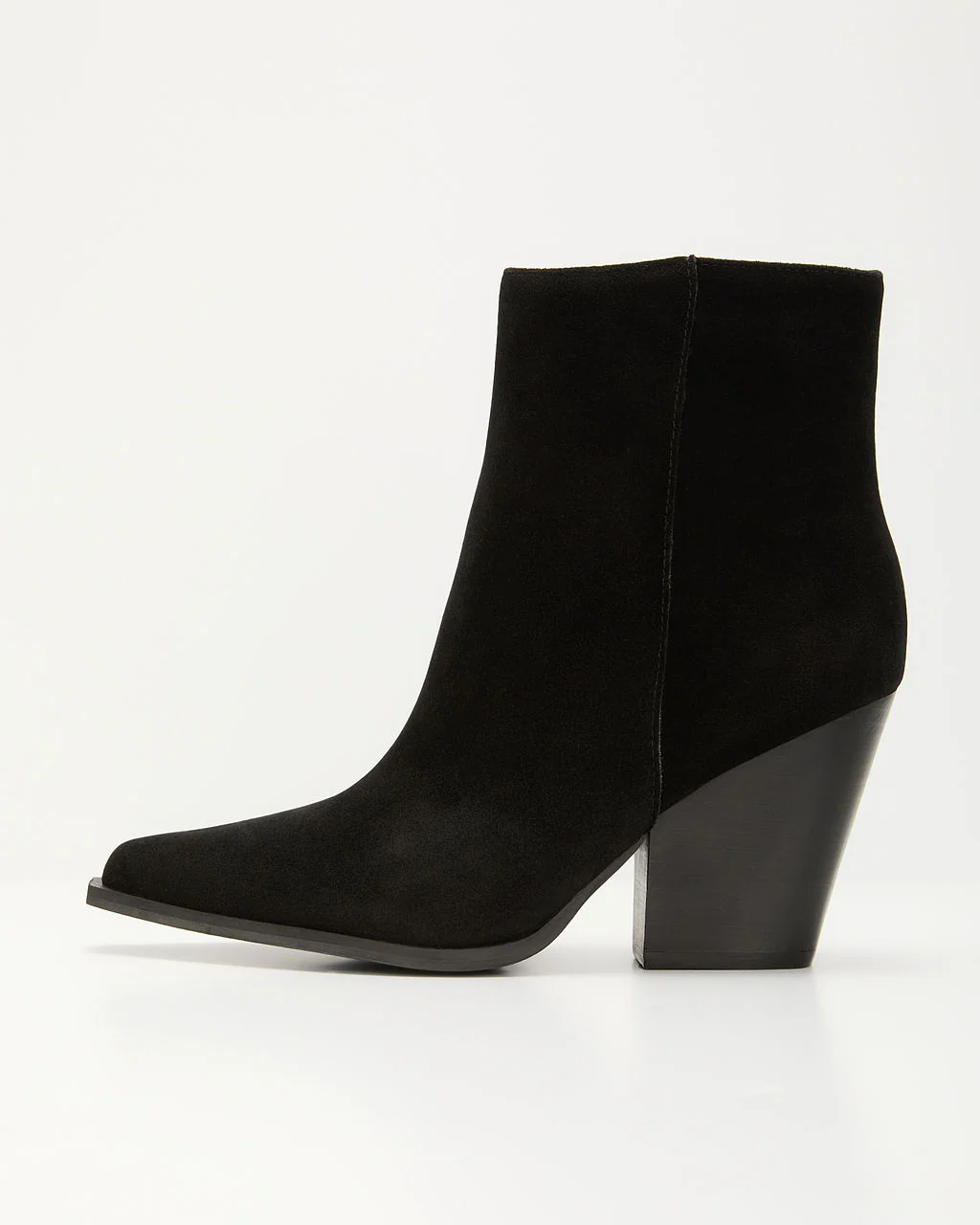 Rowyn Faux Suede Heeled Bootie - Image 9