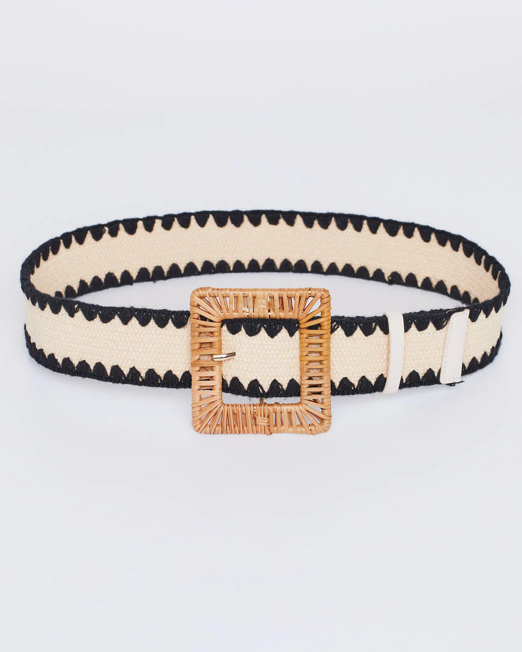 Rubin Square Tonal Straw Belt - Image 2