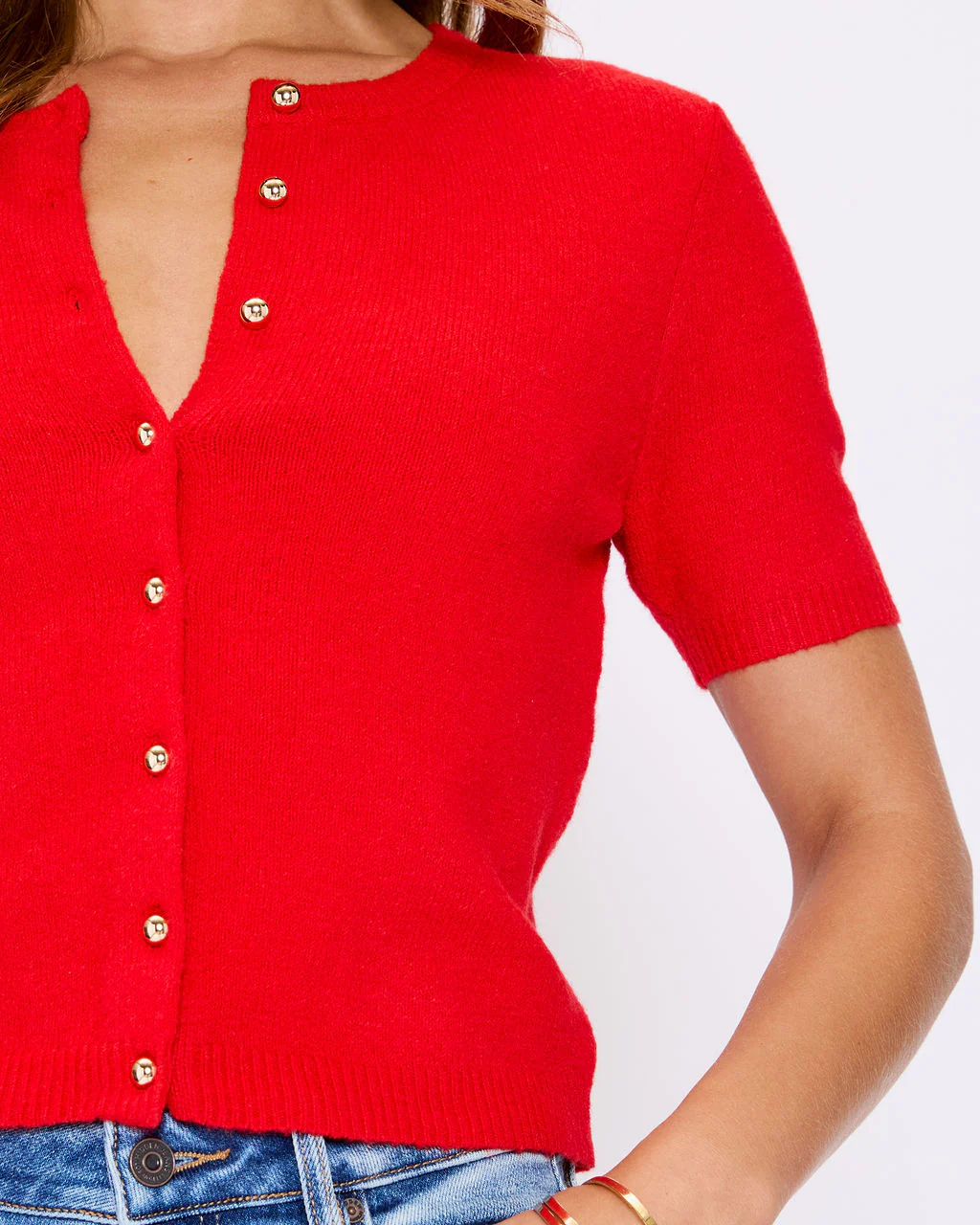 Ruby Short Sleeve Cardigan - Image 6
