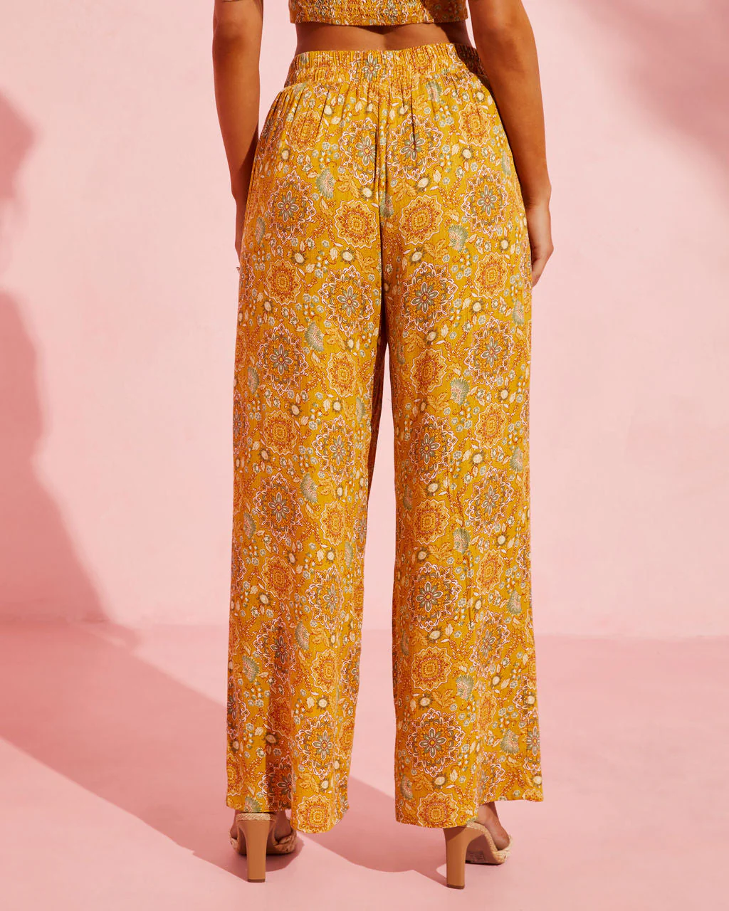 Ruisa Printed Wide Leg Pants - Image 2