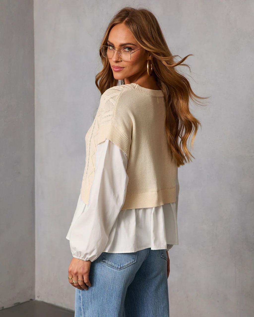 Ruvina Layered Twofer Top - Image 4