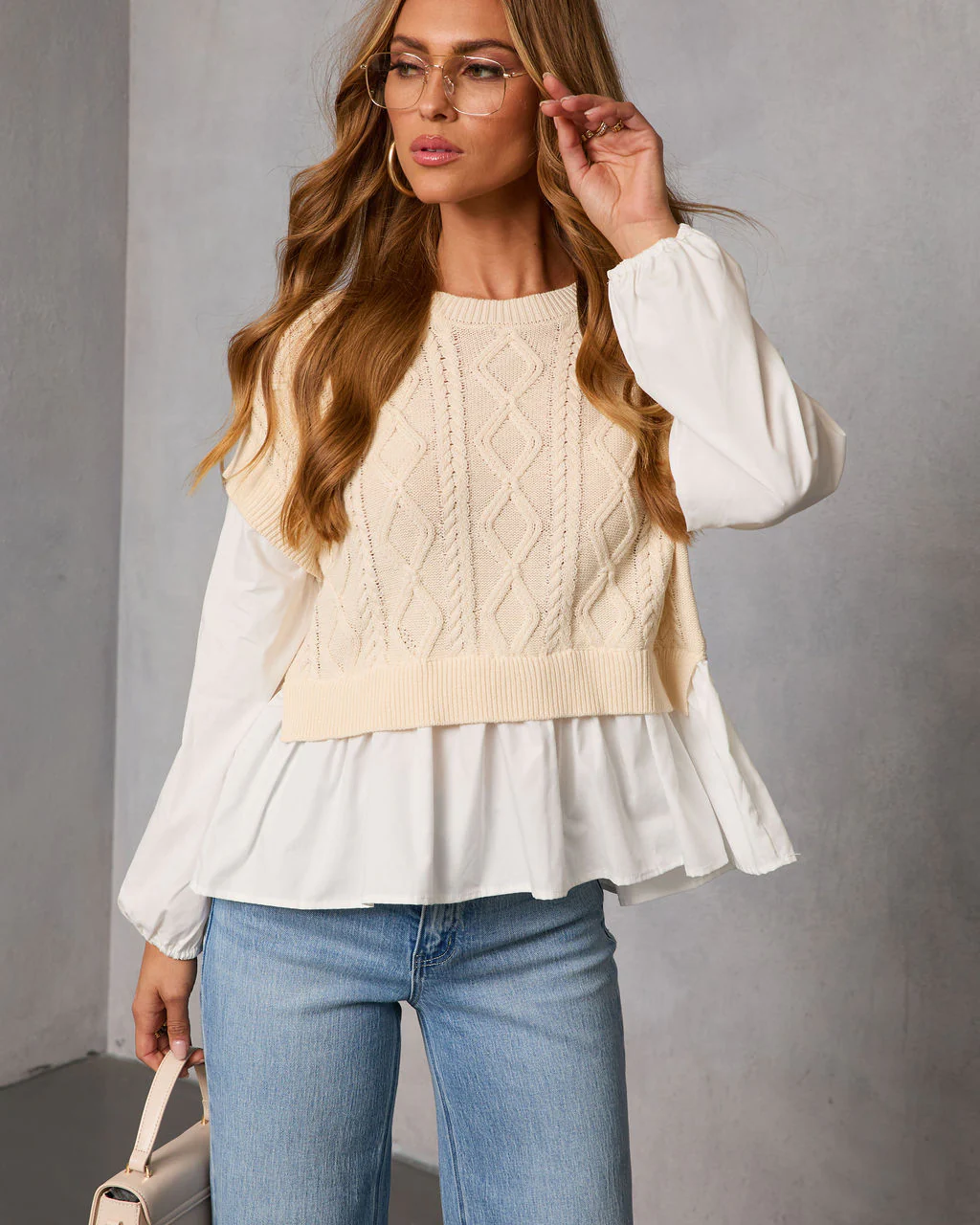 Ruvina Layered Twofer Top - Image 5