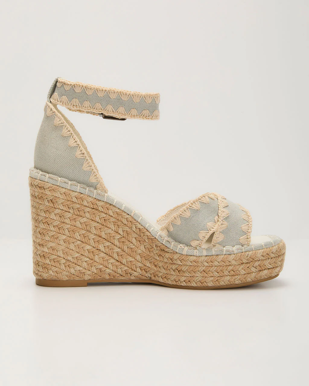Saddler Raffia Wedge Sandal - Image 12