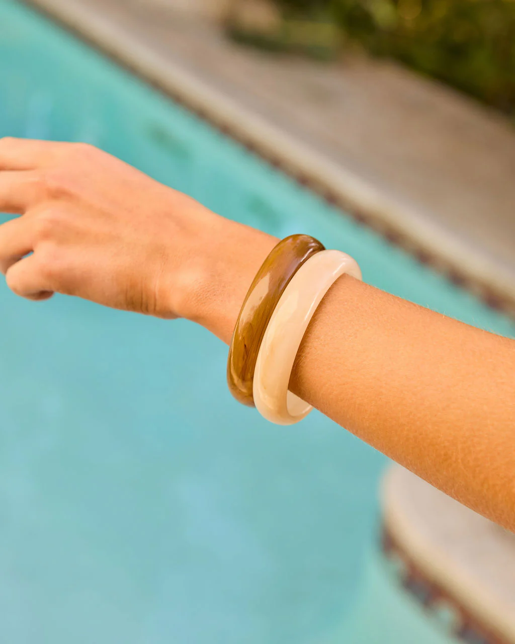 Salted Muse Acrylic Bangle Set - Image 2