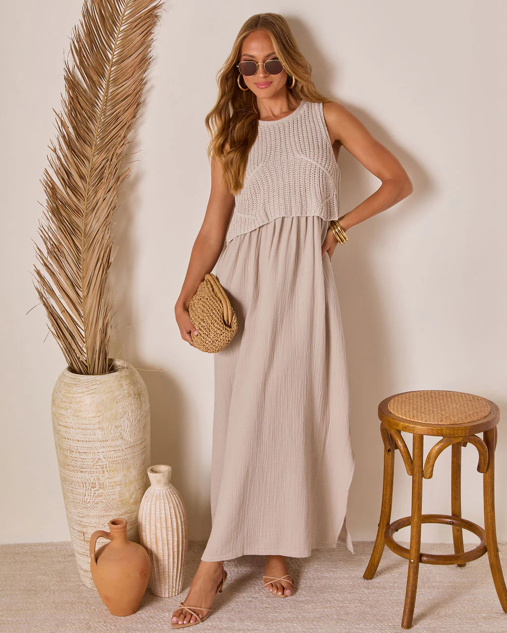 Saltwoven Crochet Bodice Maxi Dress - Image 5