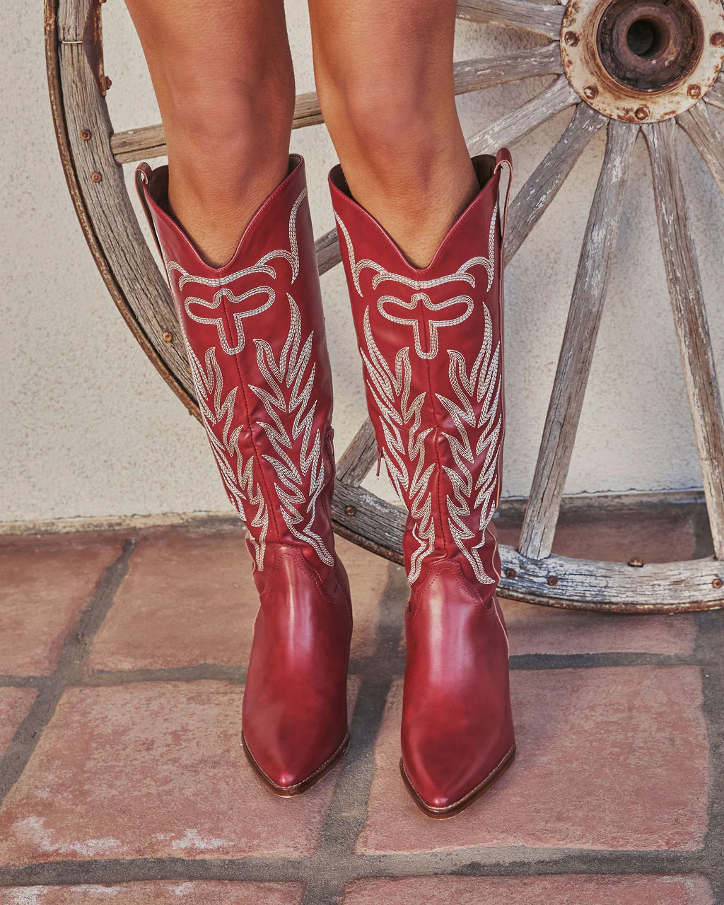 Samara Heeled Western Boot - Image 5