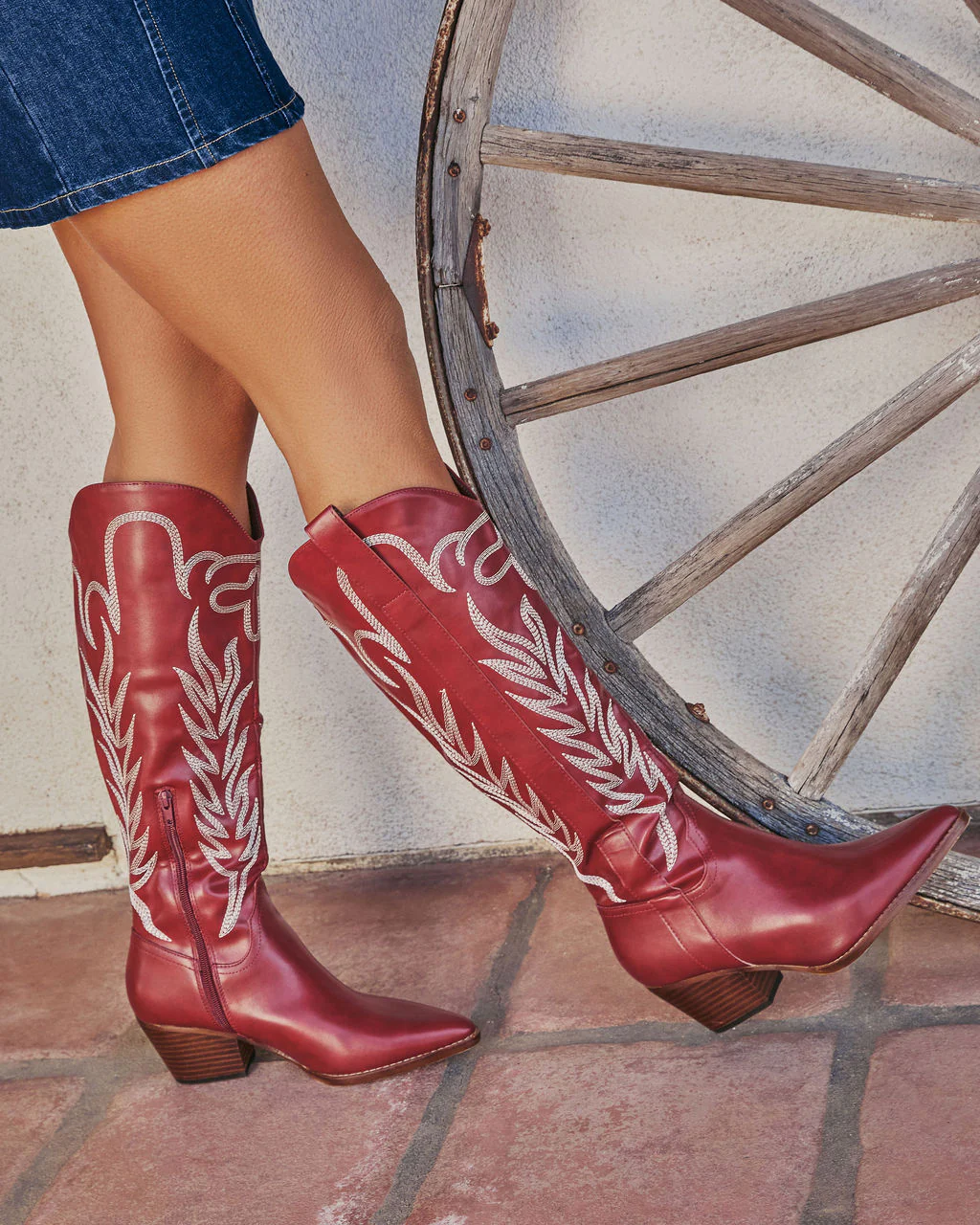 Samara Heeled Western Boot - Image 6