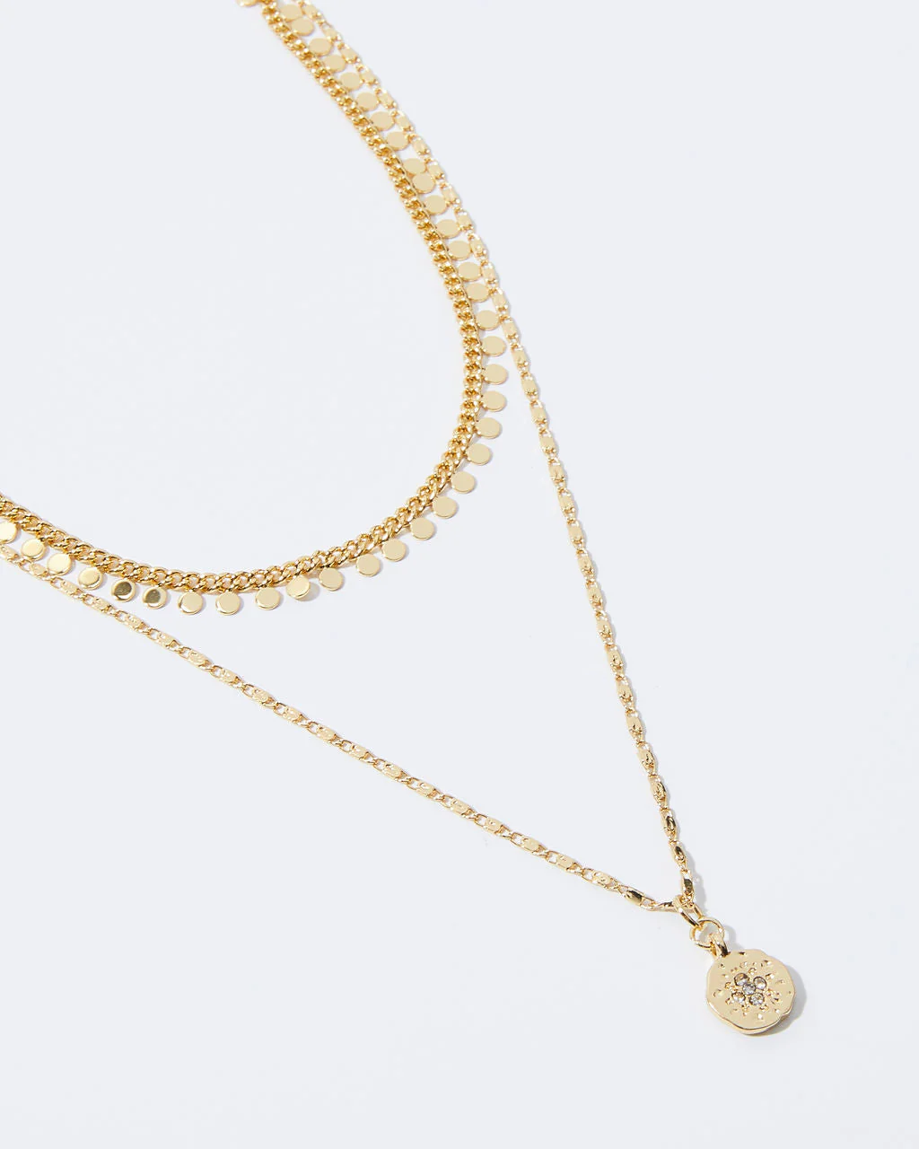 Samira Layered Charm Necklace - Image 2