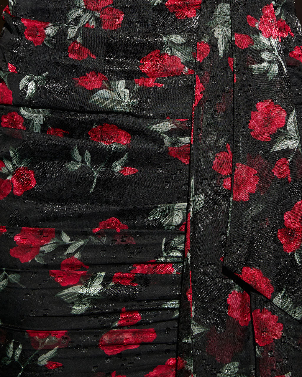 Santa Fe Floral Chiffon Mini Dress - Image 6